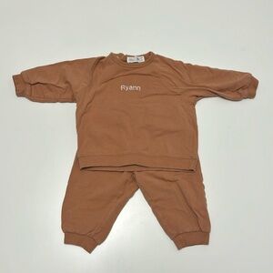 ZARA Sweatpants/Sweatshirt (monogrammed)